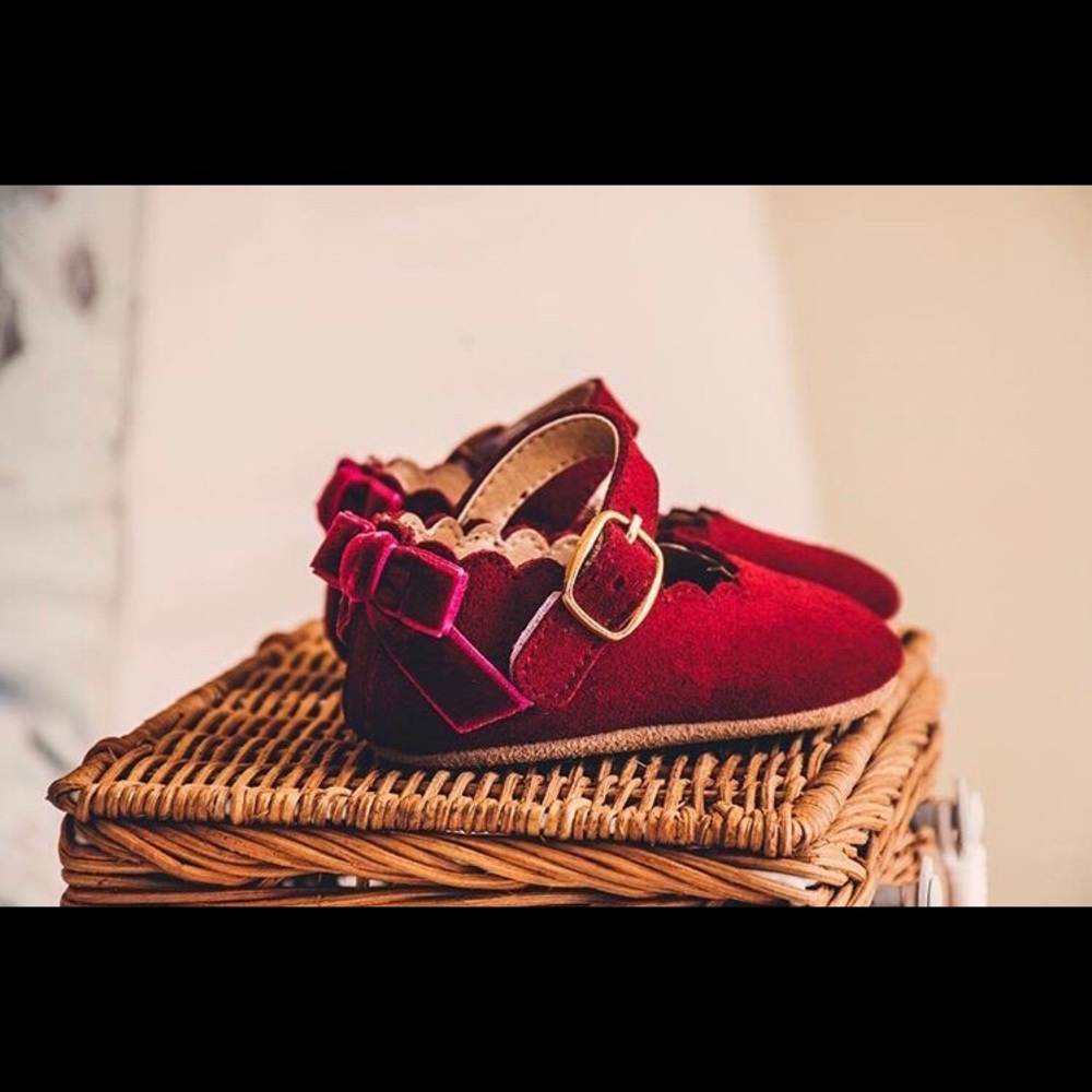 Red (Burgundy) Mary Jane Shoes